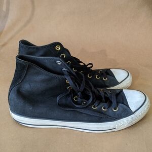 Converse sneakers men black suede 11.5